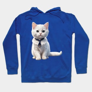 Kawaii Cute Funny Nautical Sailor Cat Hoodie